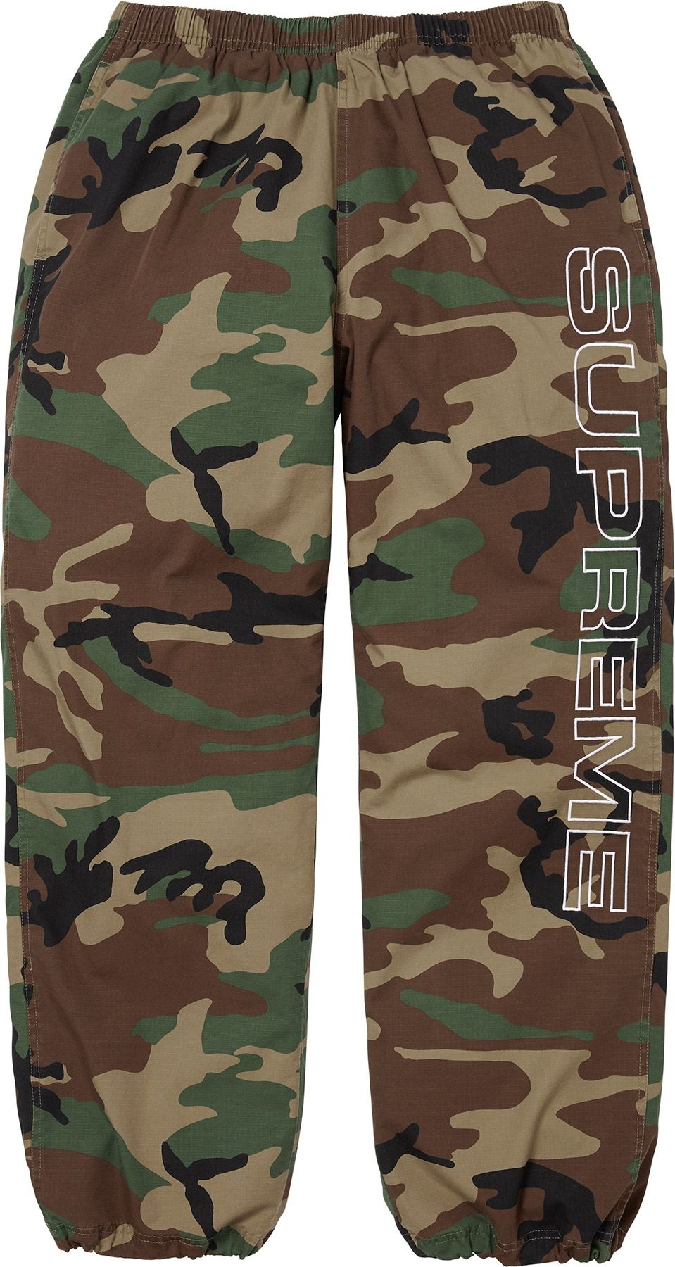 Spellout Embroidered Ripstop Track Pant view 4
